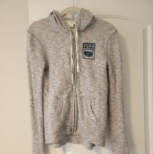 FEED USA + Target soft zip up hoodie XS